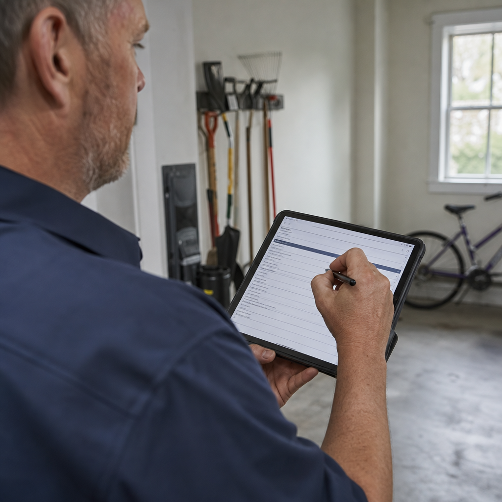 Illustration for cost to replace garage door springs