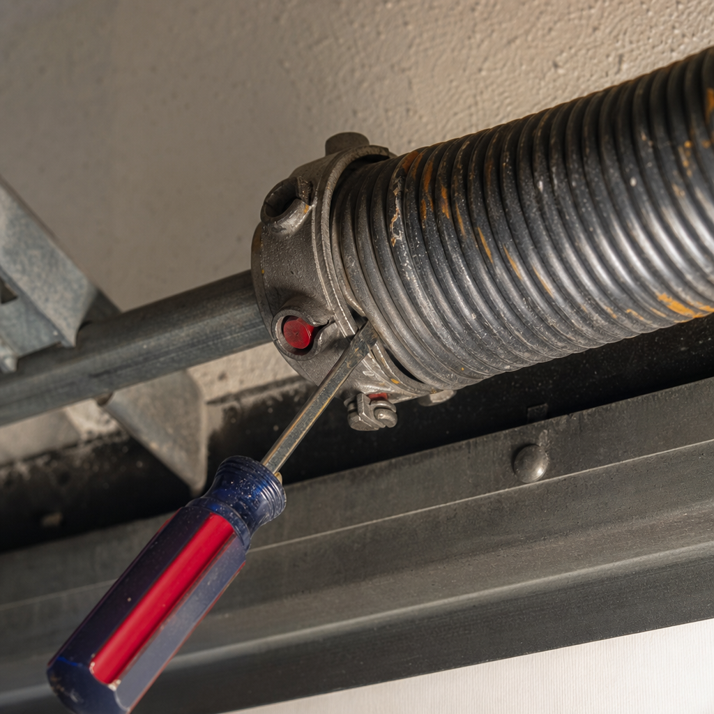 Illustration for garage door spring repair price