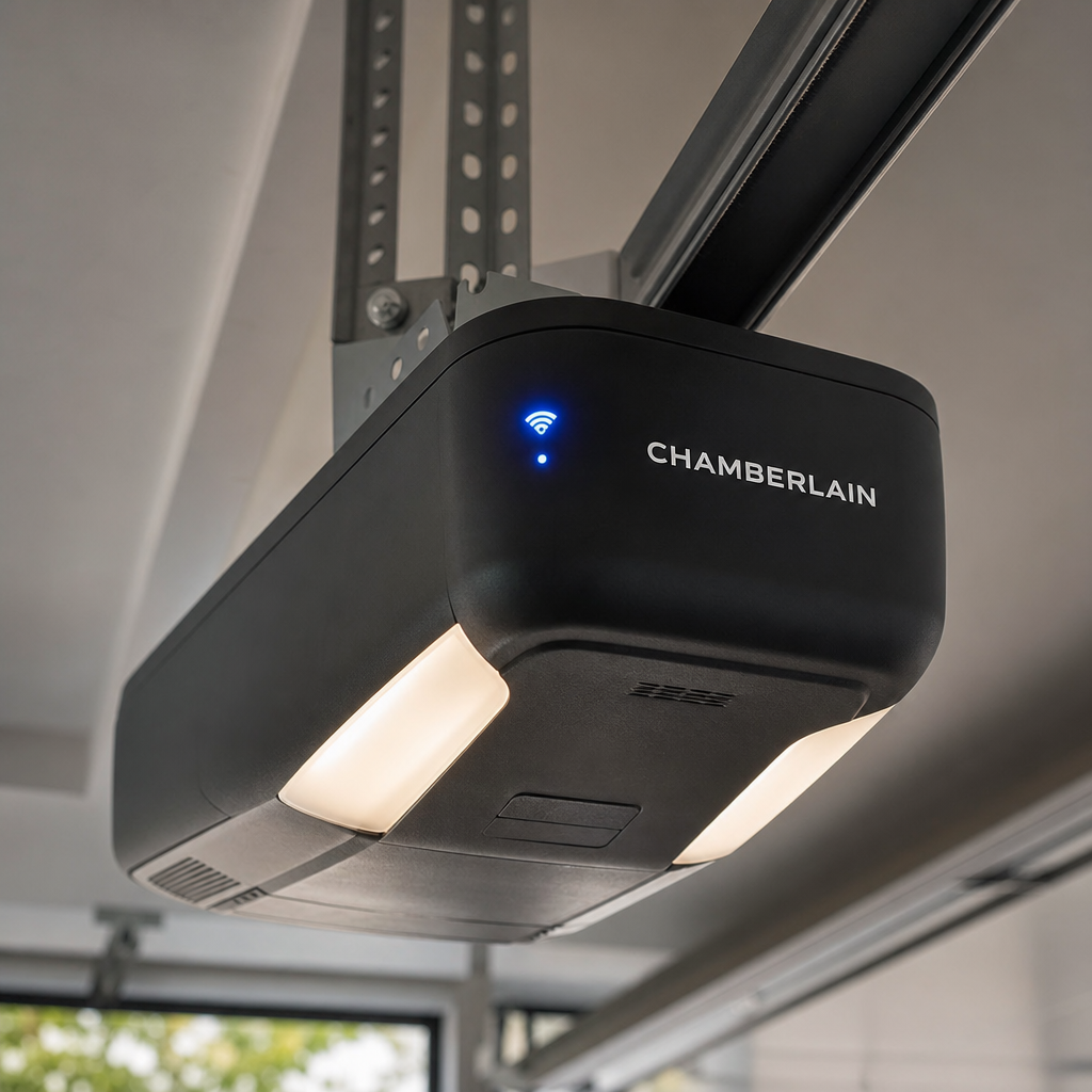 Illustration for garage door opener replacement cost