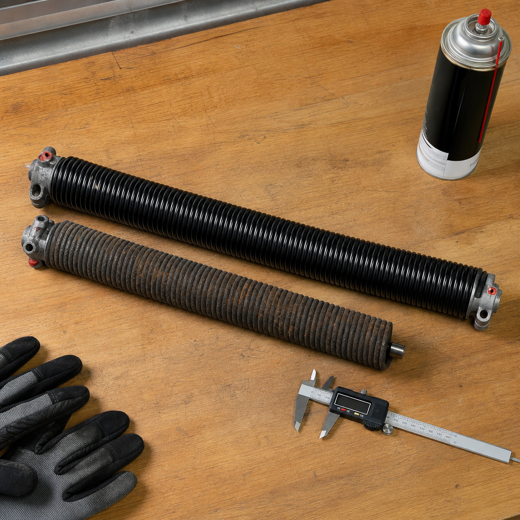 Illustration for garage door spring repair near me