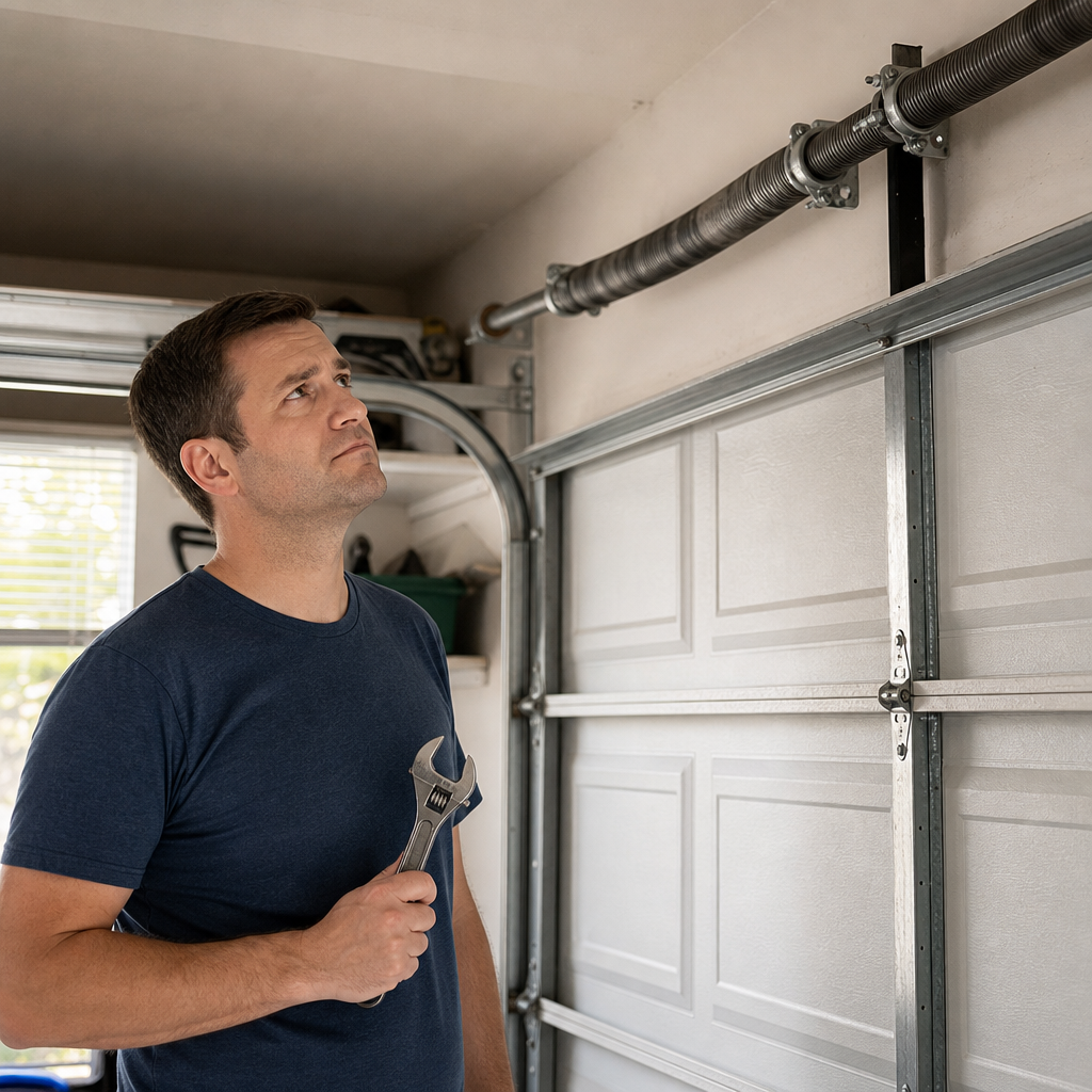 Illustration for garage spring replacement