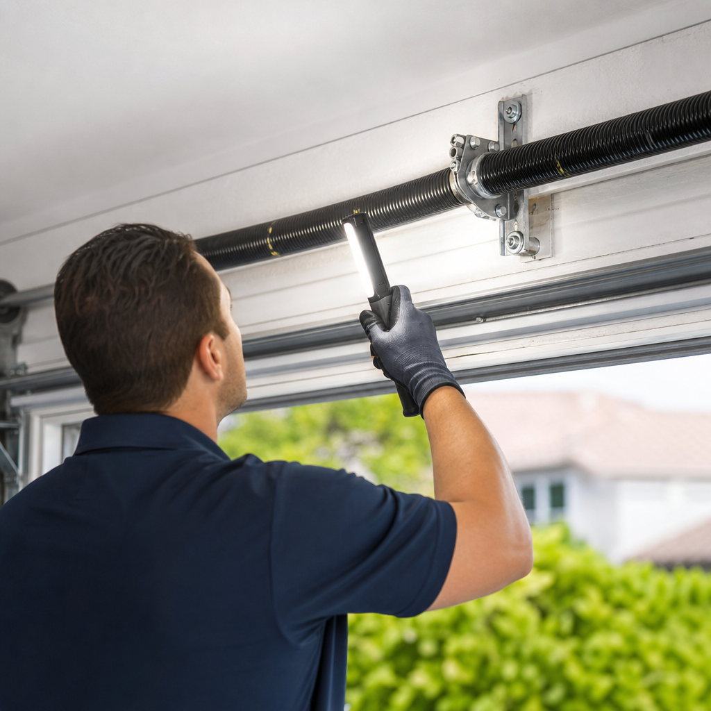 Illustration for how much to replace garage door spring