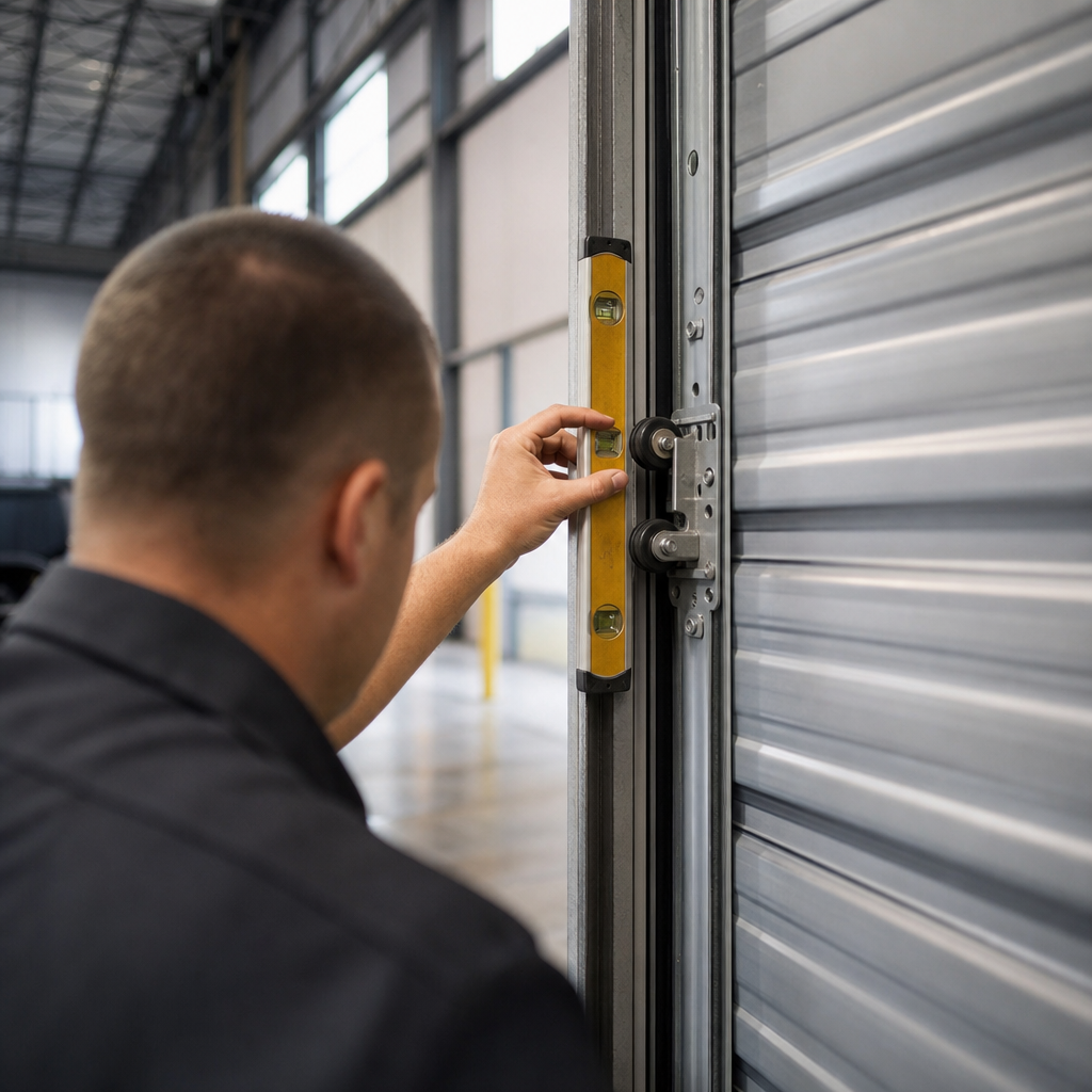 Illustration for commercial garage door service near me