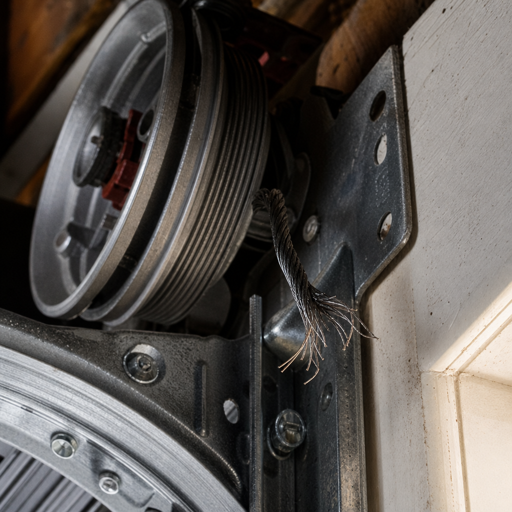 Illustration for urgent garage door repair