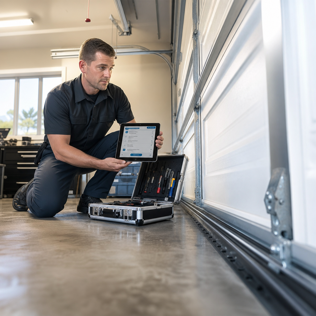 Illustration for same day garage door service