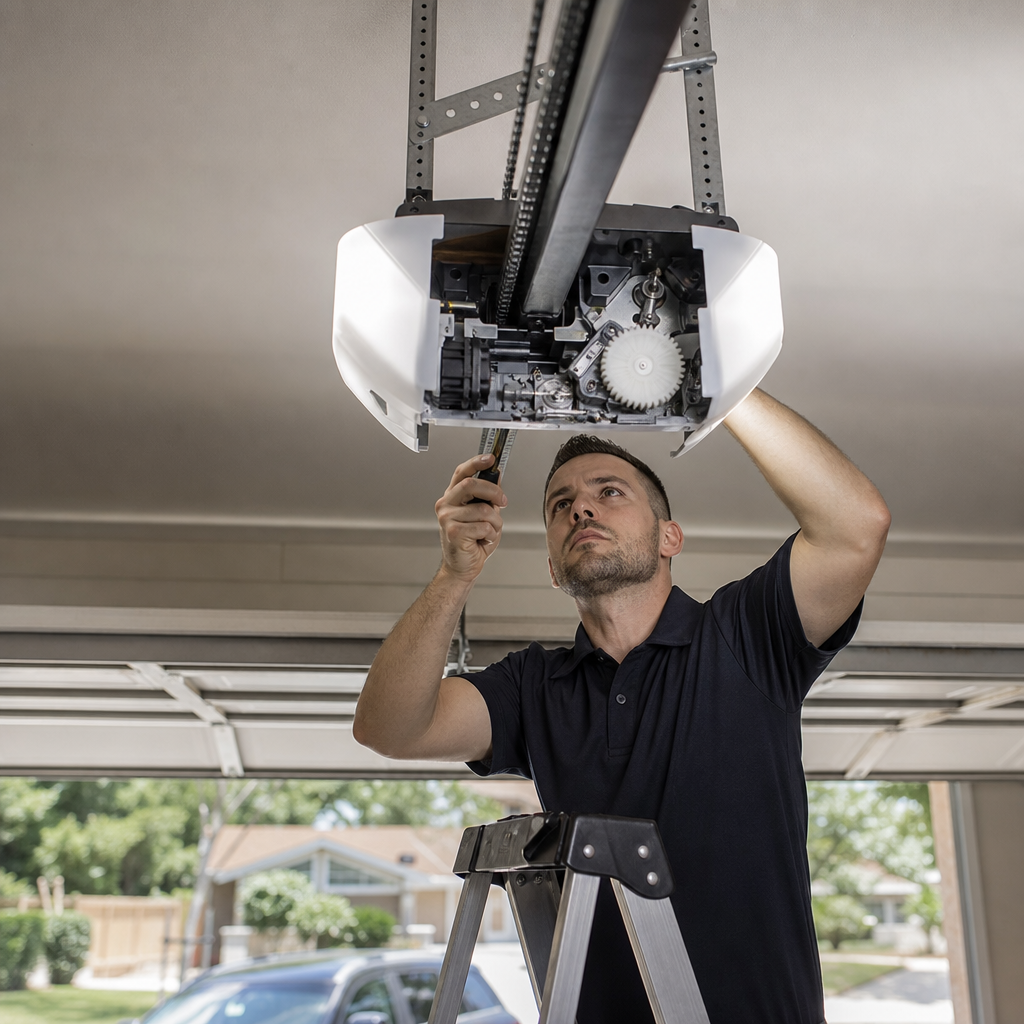 Illustration for best garage door opener repair near me