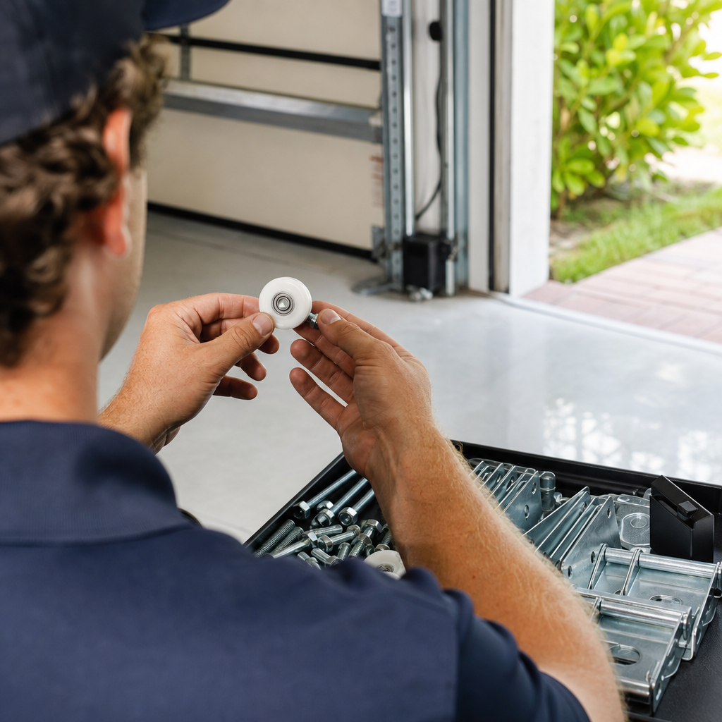Illustration for garage door parts in Allapattah