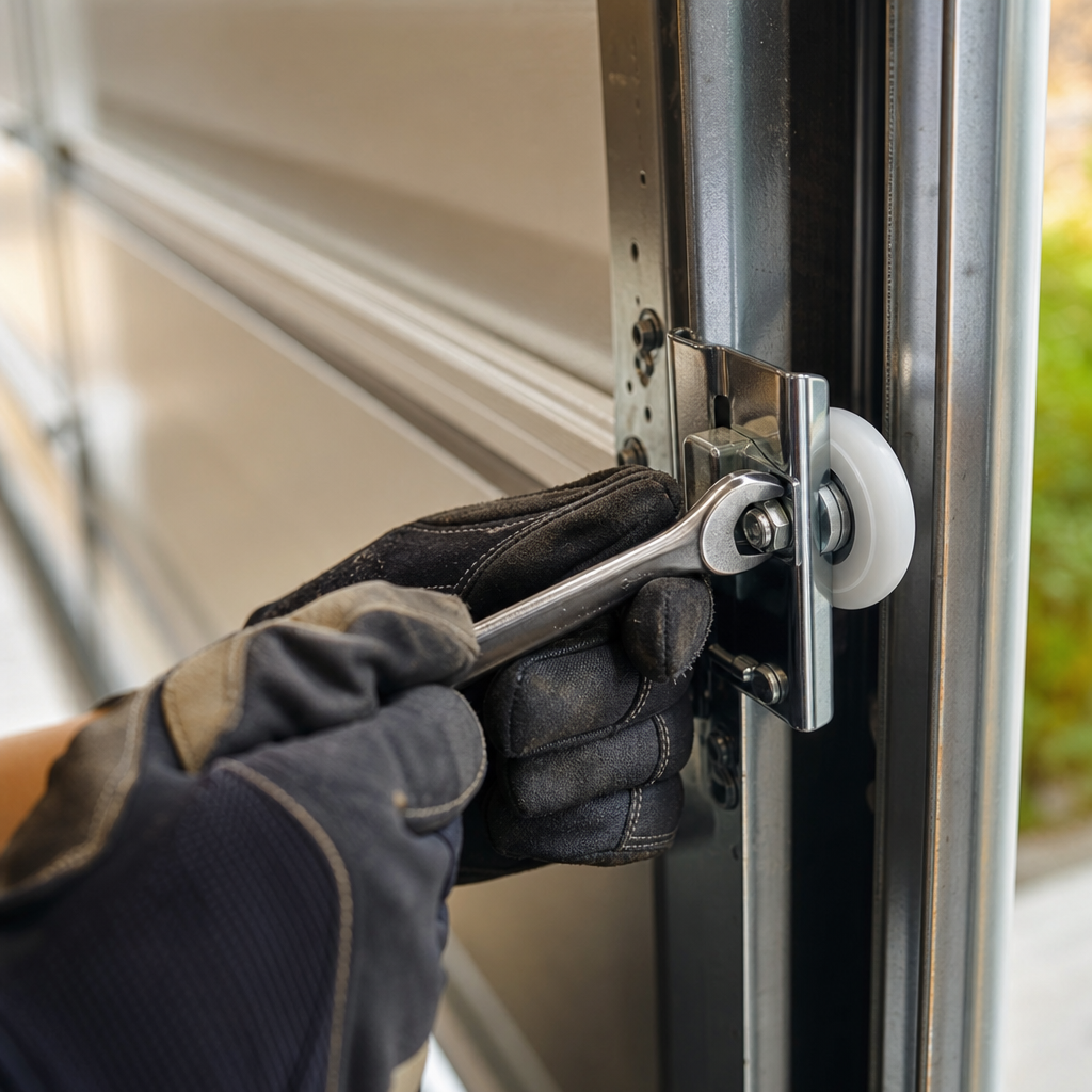 Illustration for garage door repair in West Little River