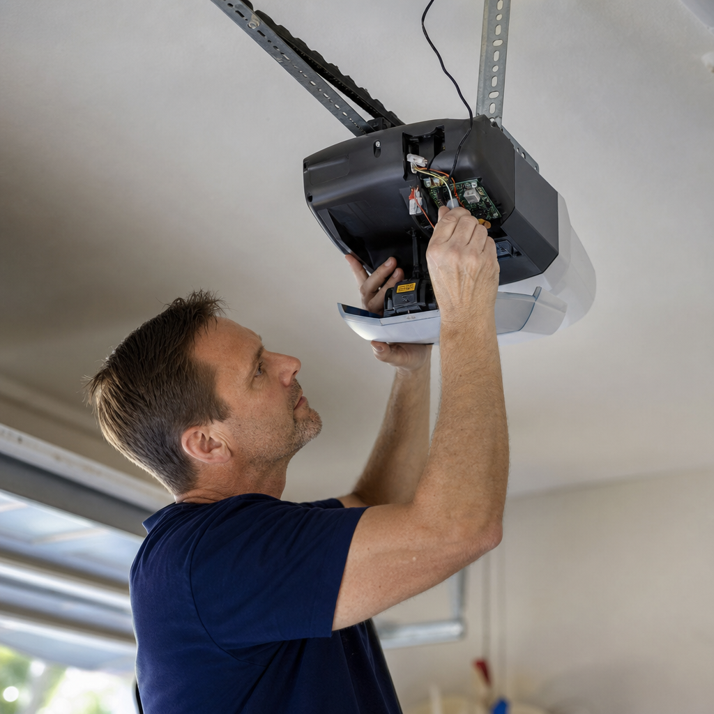 Illustration for garage door opener repair in South Miami