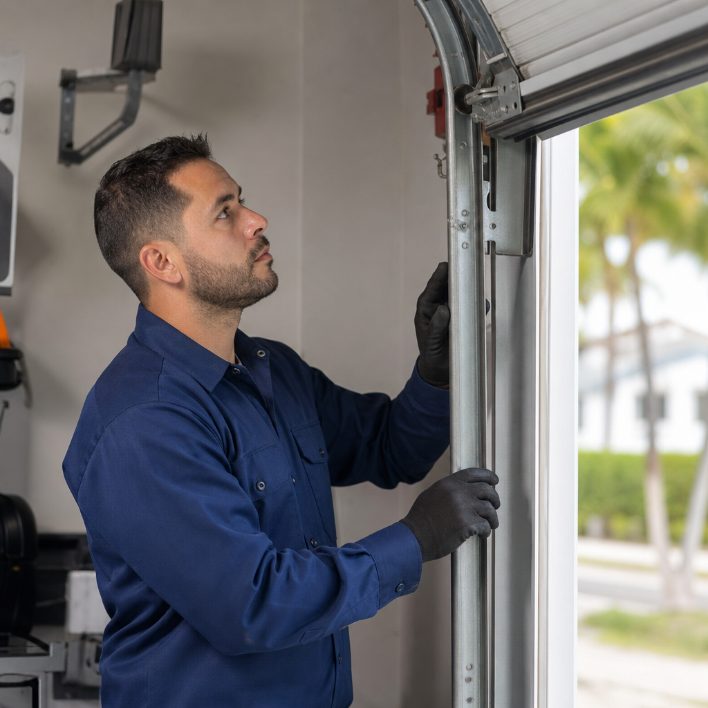 Illustration for garage door cable repair miami