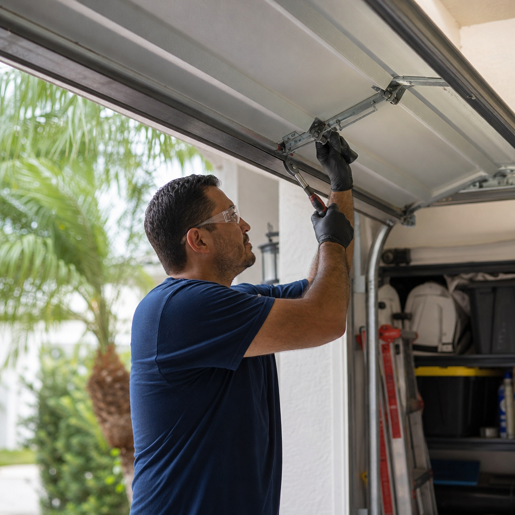 Illustration for garage door repair in Coconut Grove