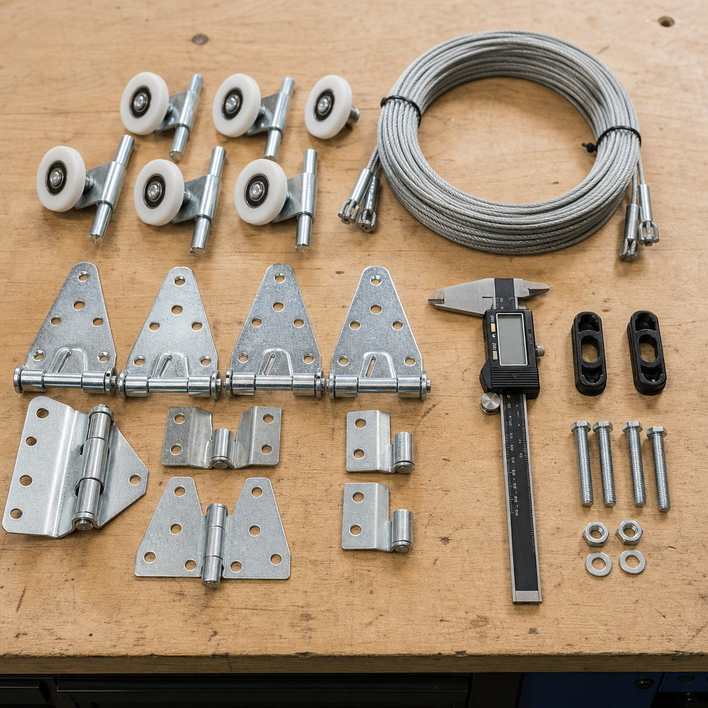 Illustration for garage door parts in Miami