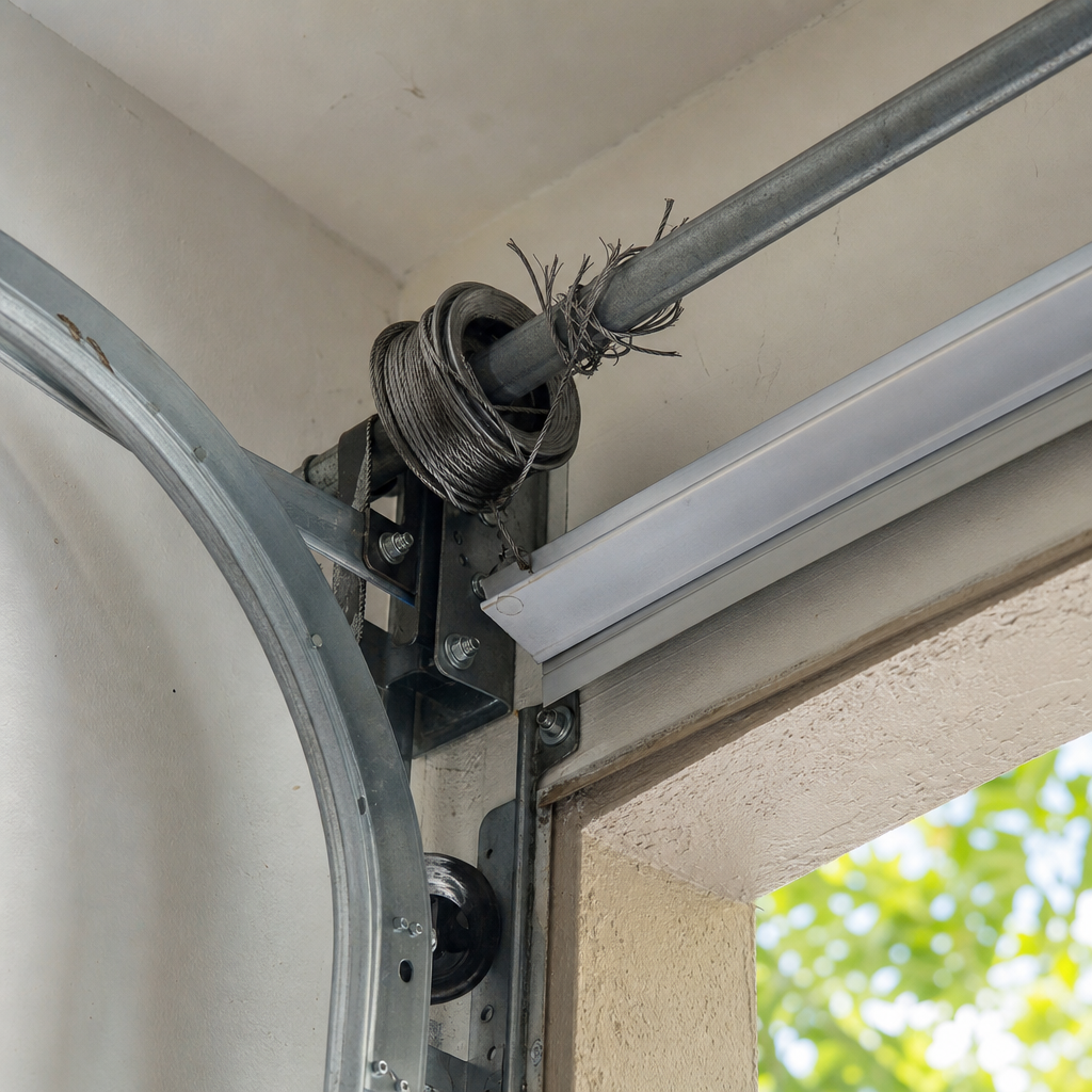 Illustration for emergency garage door repair in West Little River