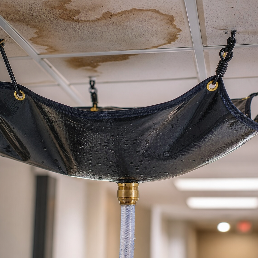Illustration for commercial water damage restoration