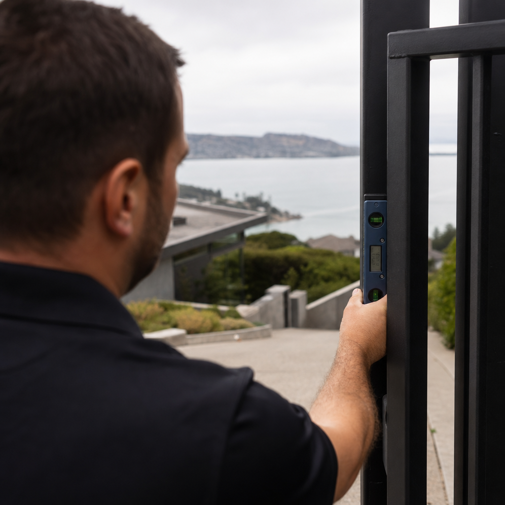 Illustration for gate repair in Tiburon