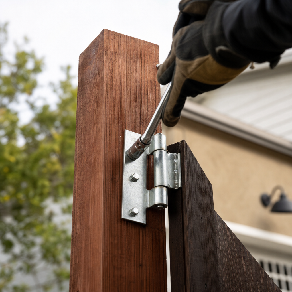 Illustration for gate repair in Benicia