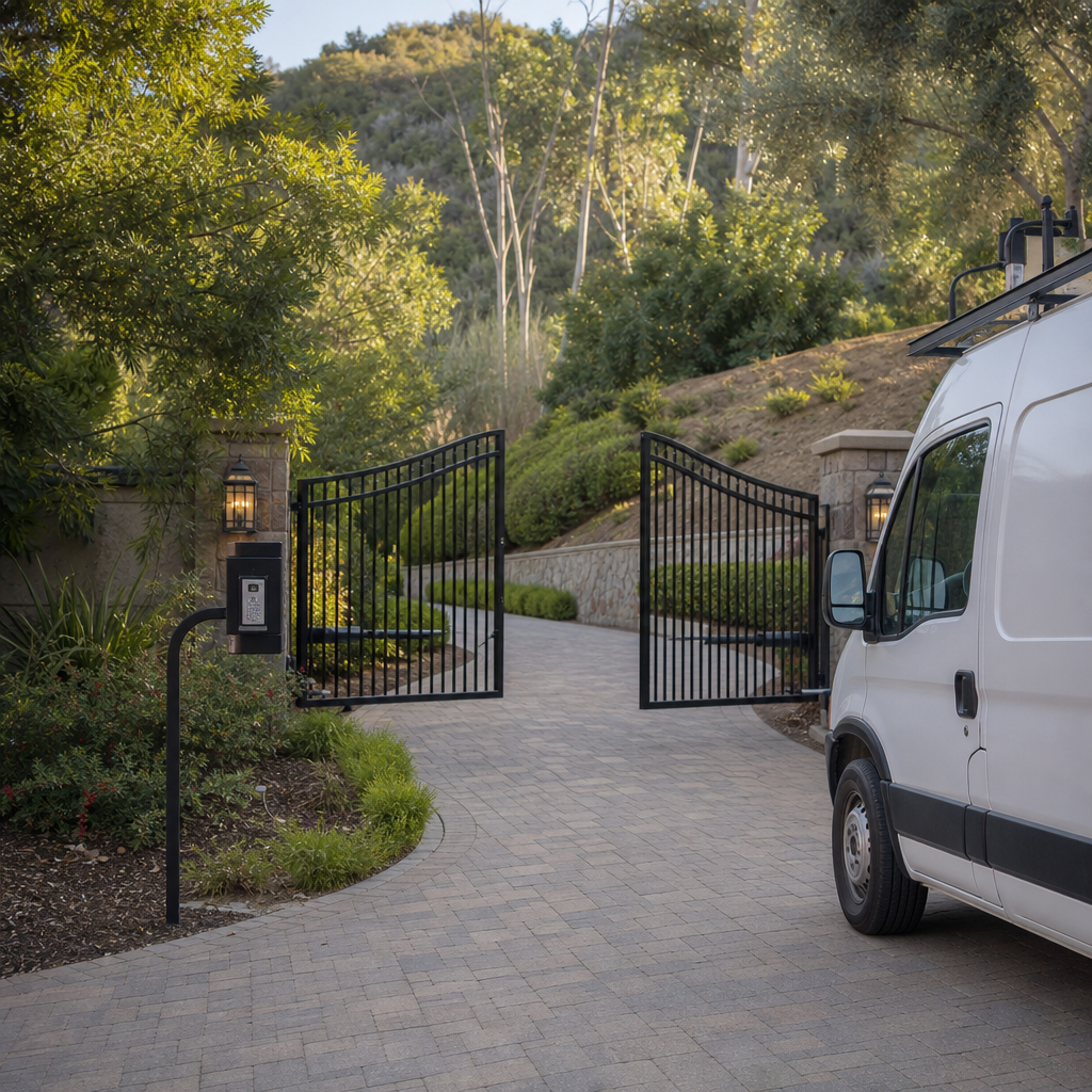Illustration for gate repair in Moraga