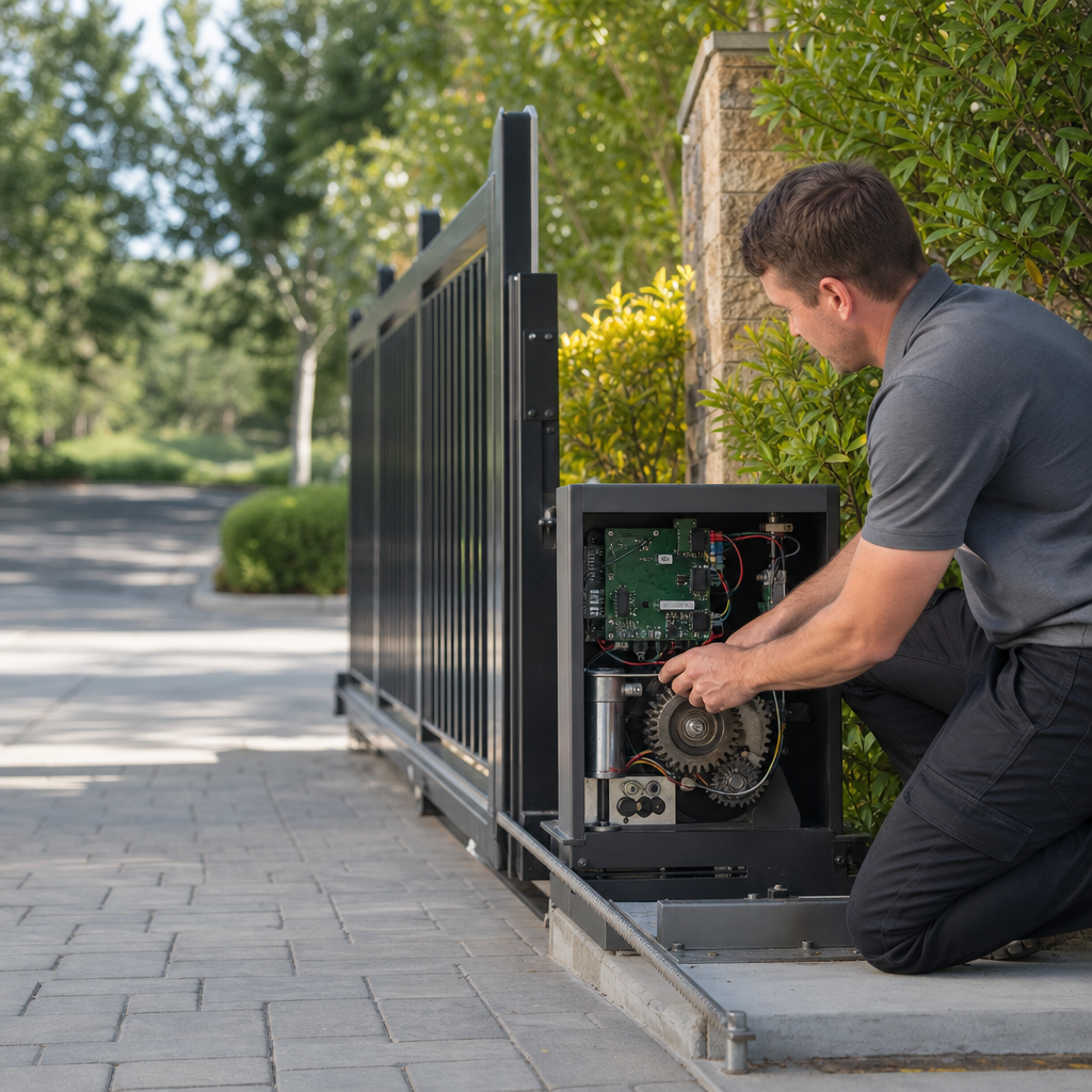 Illustration for gate repair in Mountain View