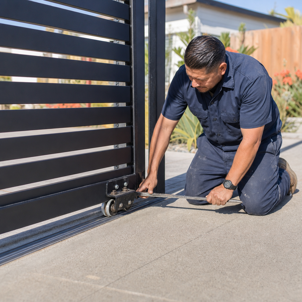 Illustration for gate repair in East Palo Alto