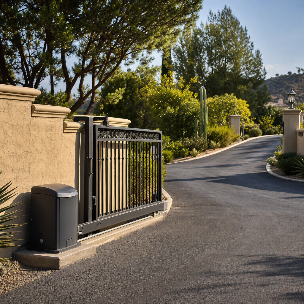 Illustration for automatic gate repair