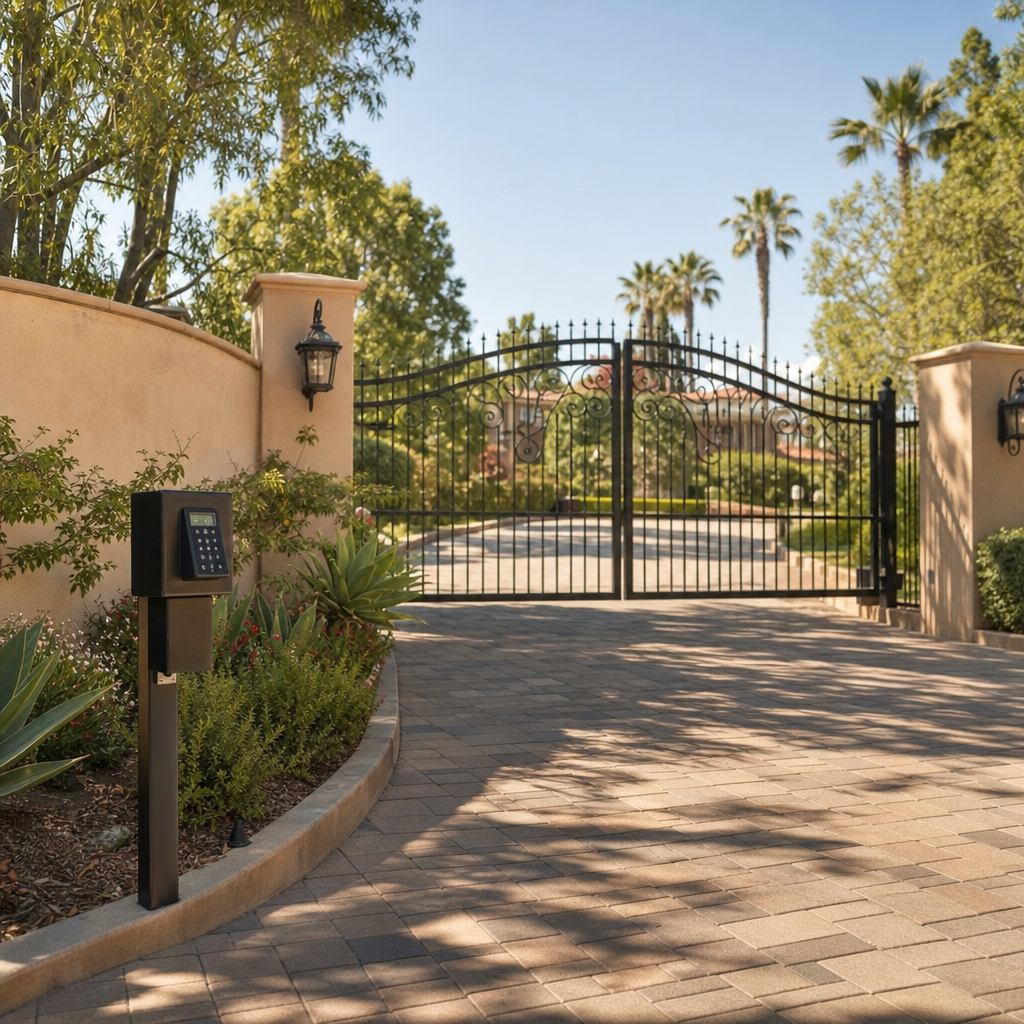 Illustration for driveway gate repair