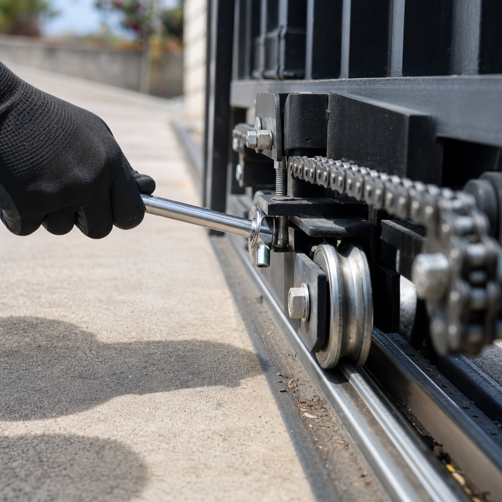 Illustration for gate repair cost
