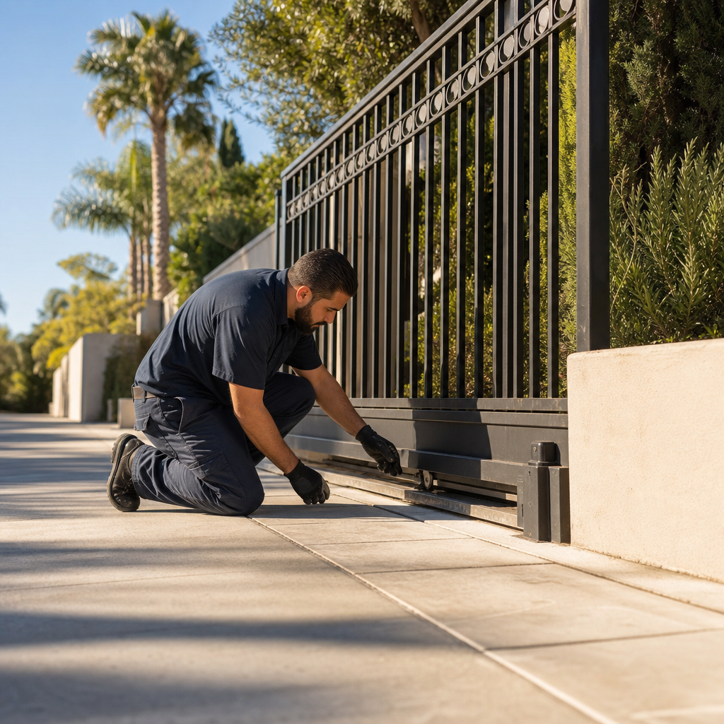 Illustration for gate repair how to & troubleshooting guides in northridge