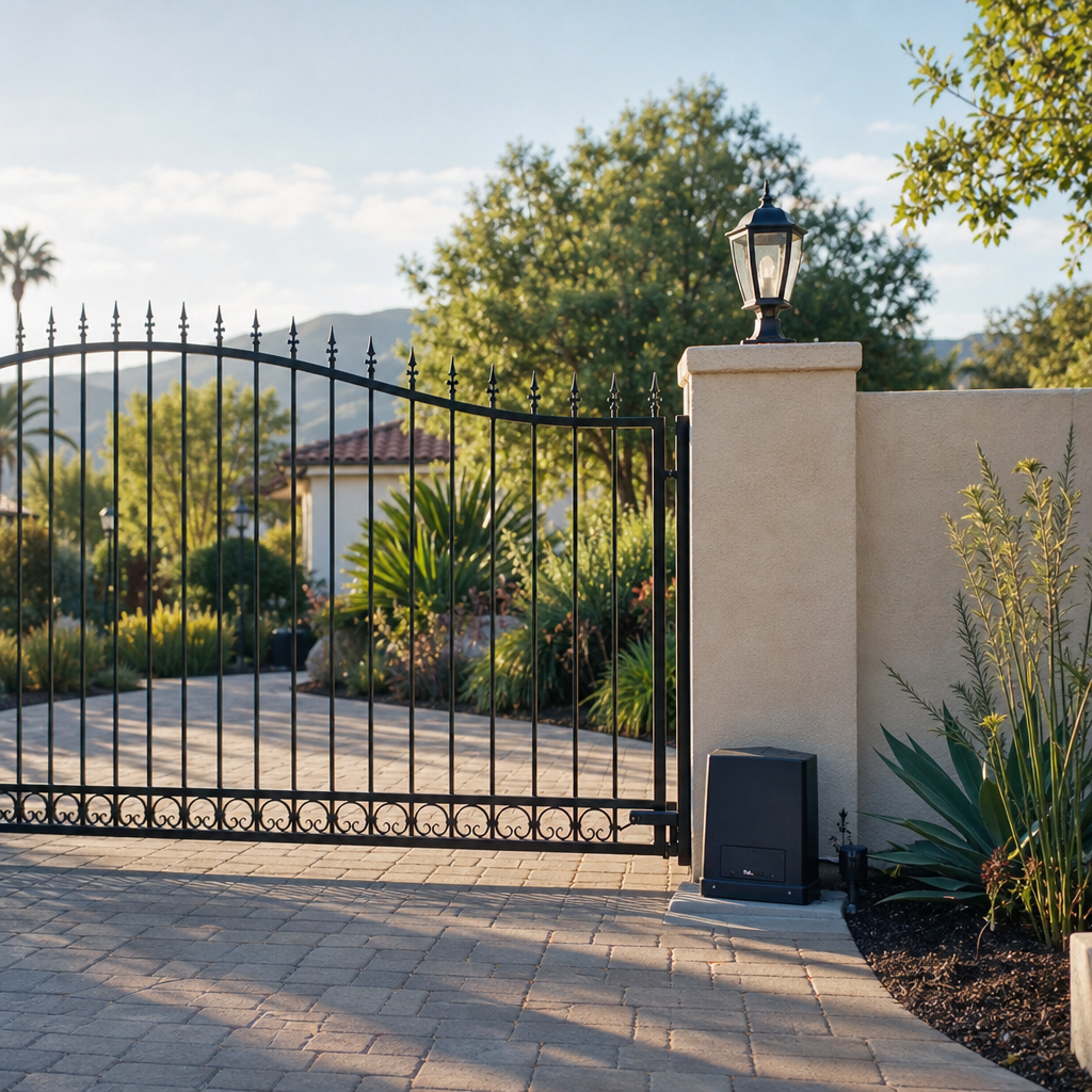 Illustration for ironworks gate co. same day gate repair