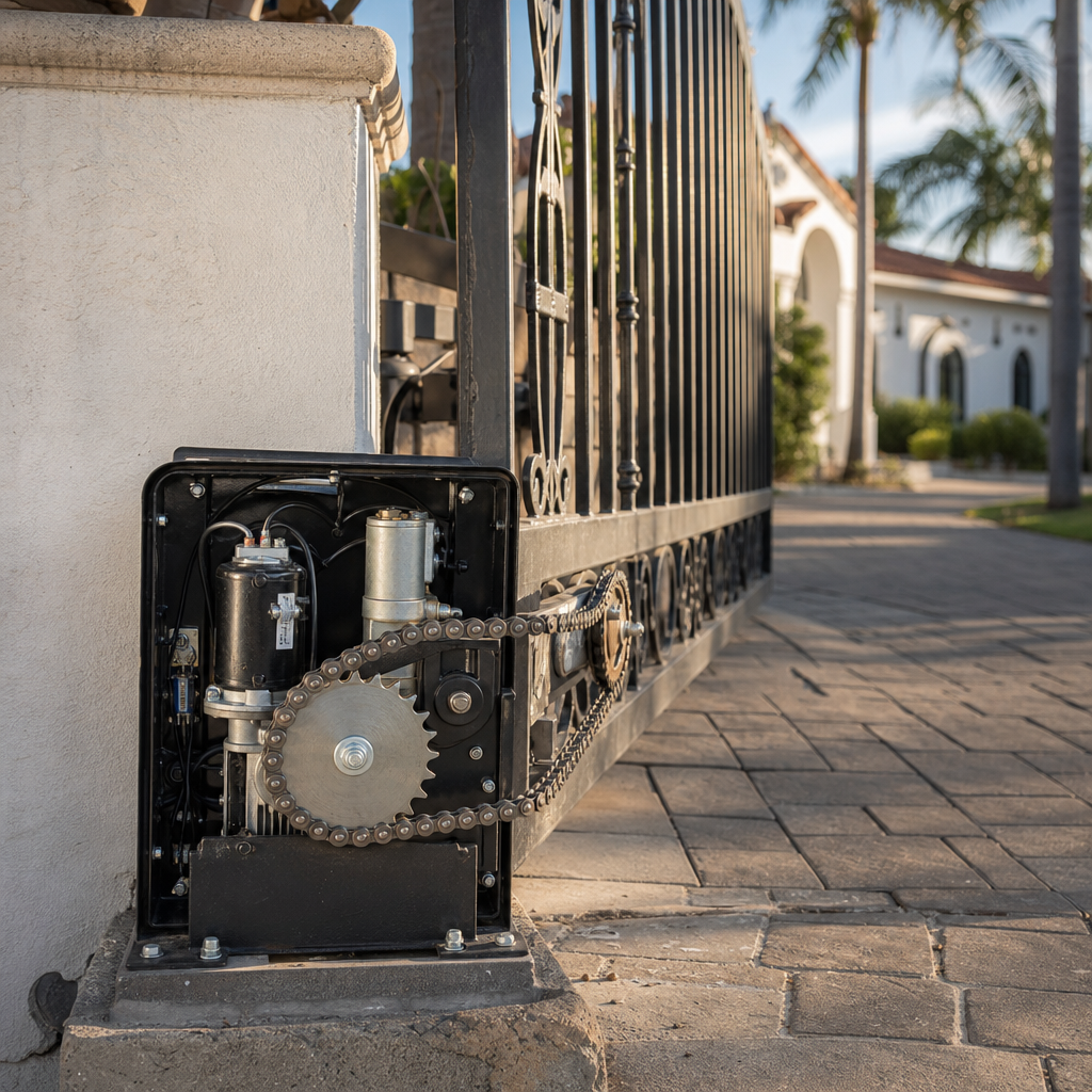 Illustration for automatic gate replacement cost alhambra