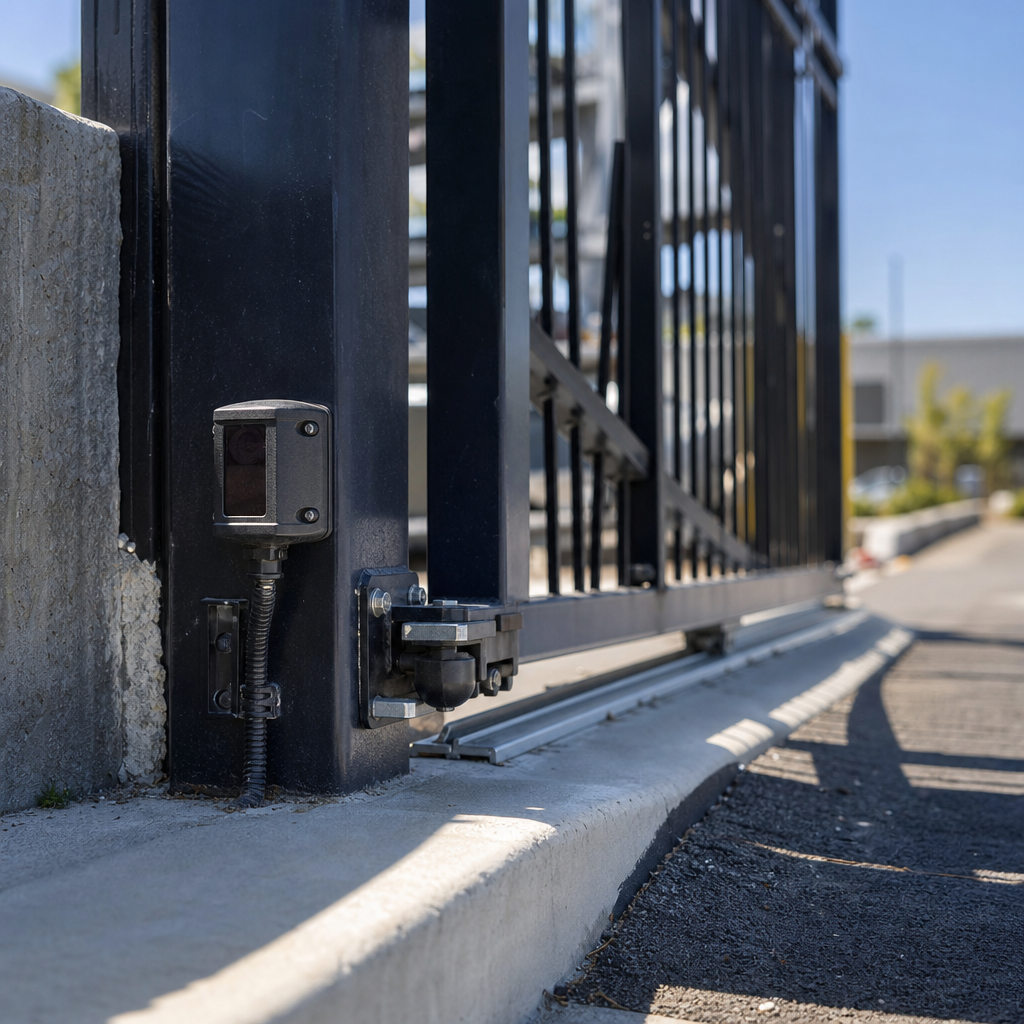 Illustration for commercial gate operators