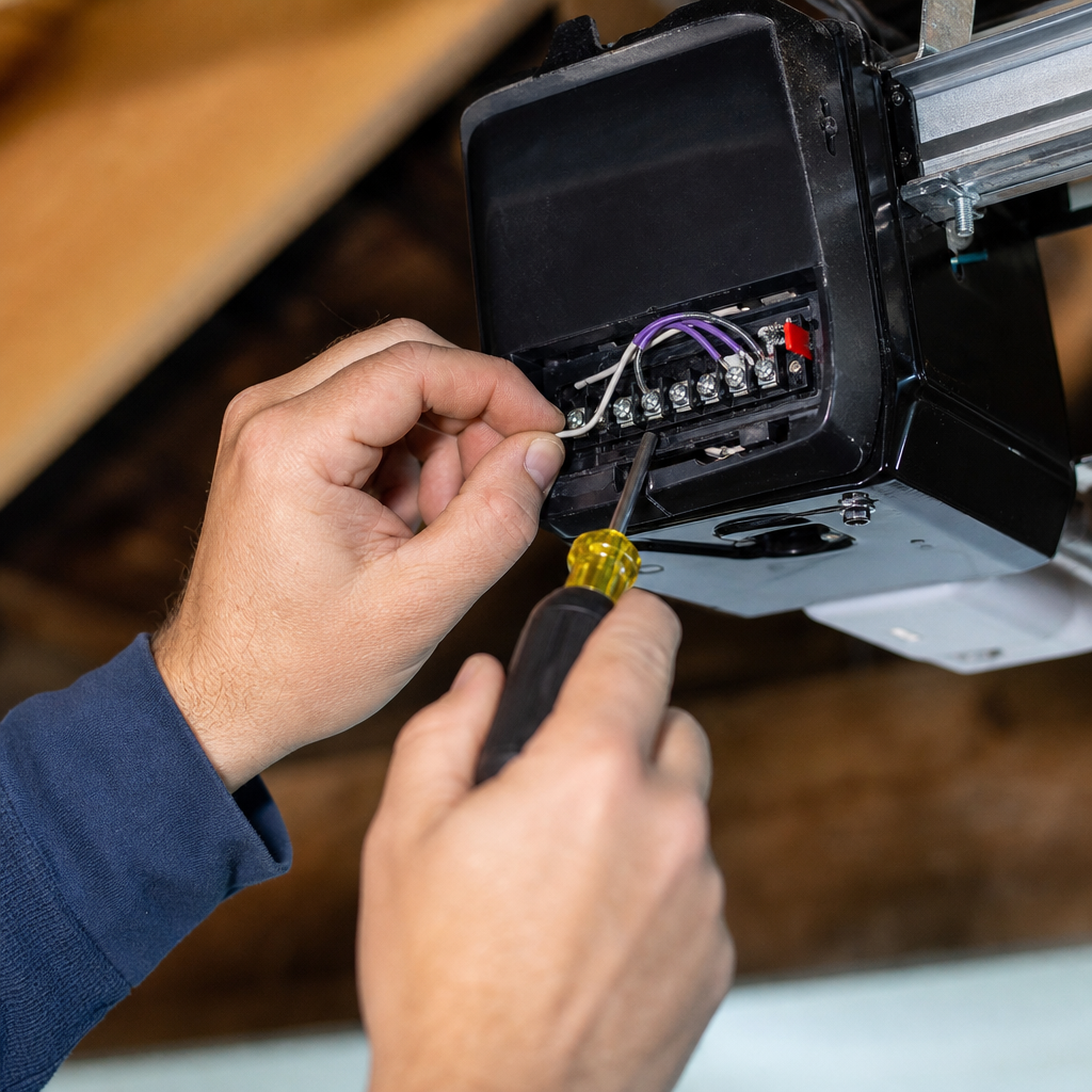 Illustration for smart garage door openers