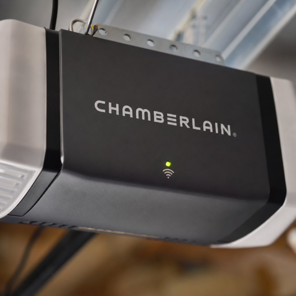 Illustration for chamberlain garage door opener app