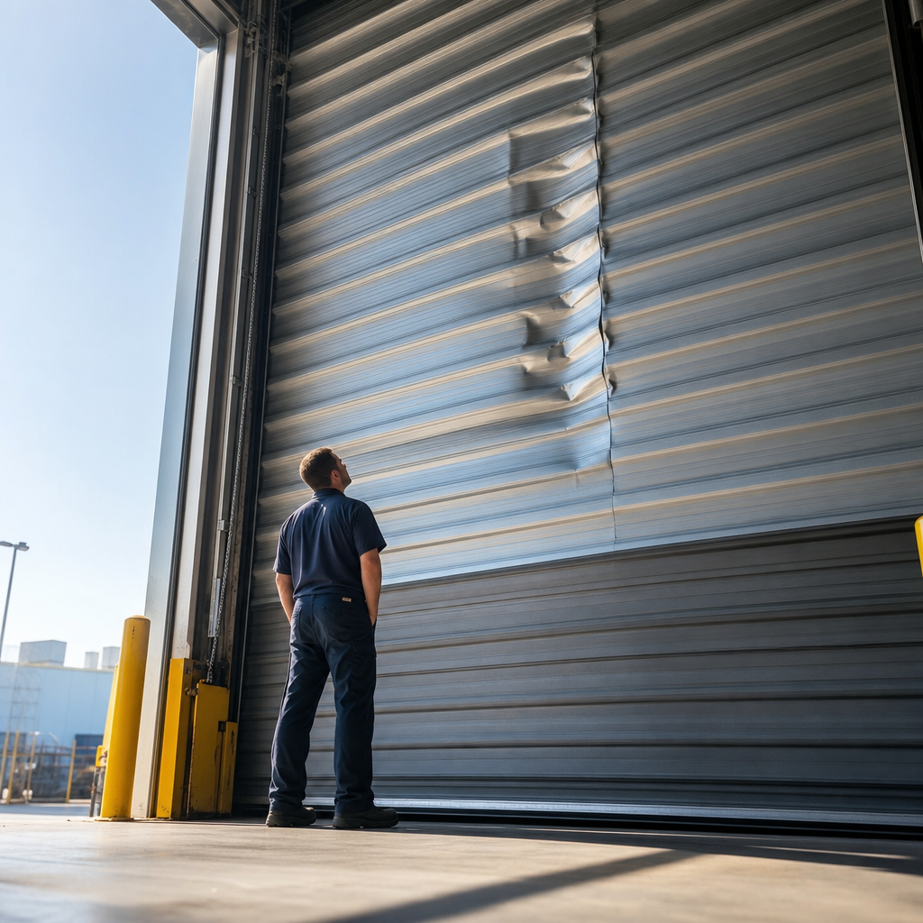 Illustration for commercial door repair