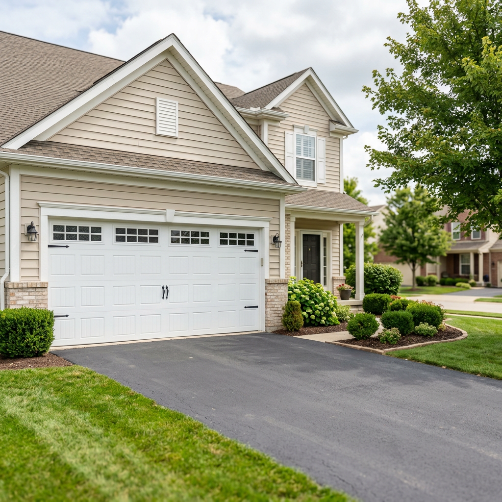 Illustration for garage door repair in Akron