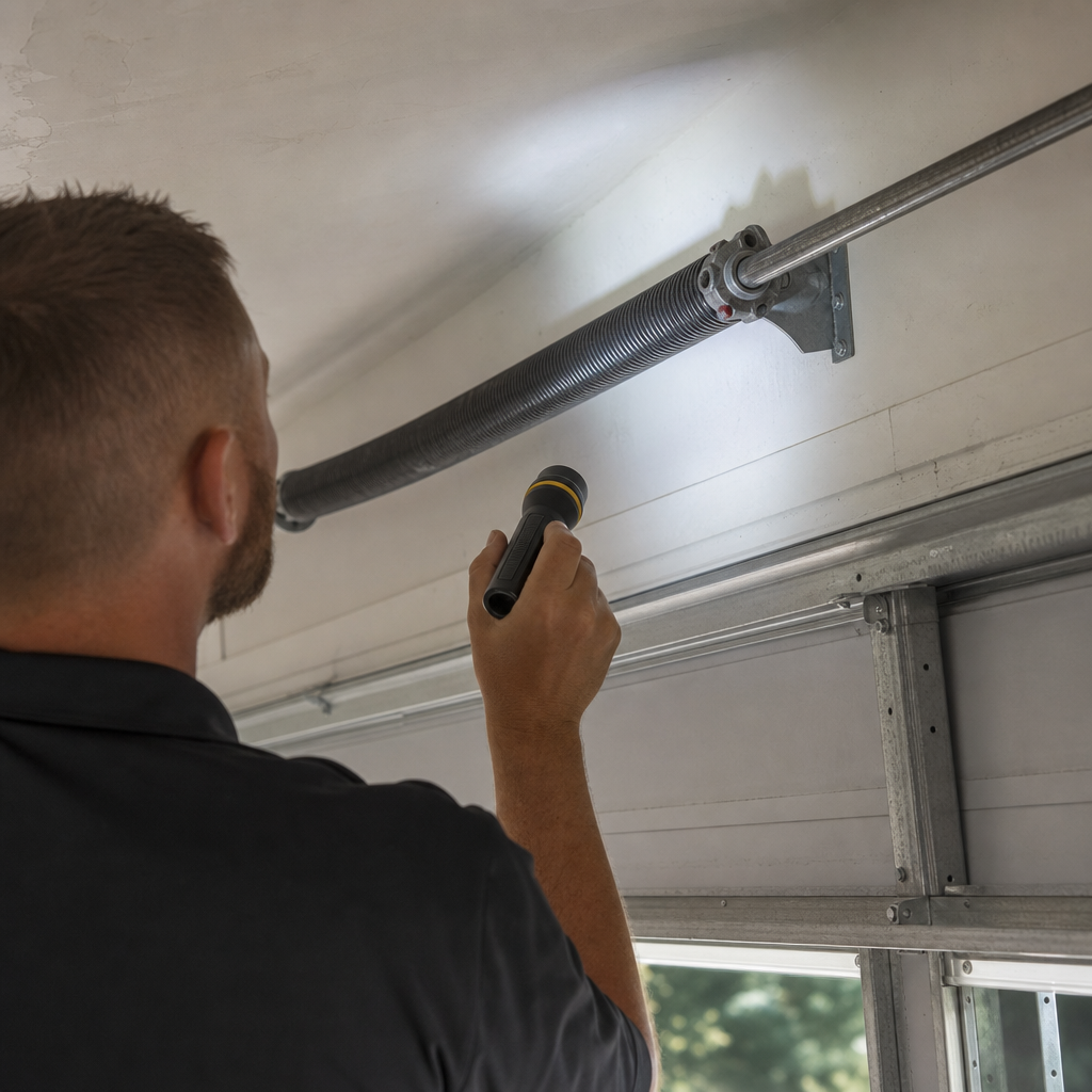 Illustration for garage door repair in Vermilion-on-the-Lake
