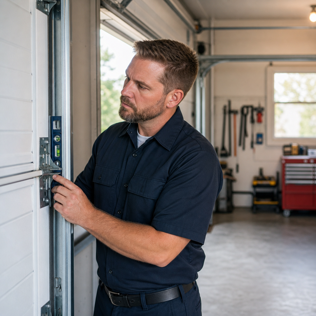 Illustration for garage door repair in Alliance