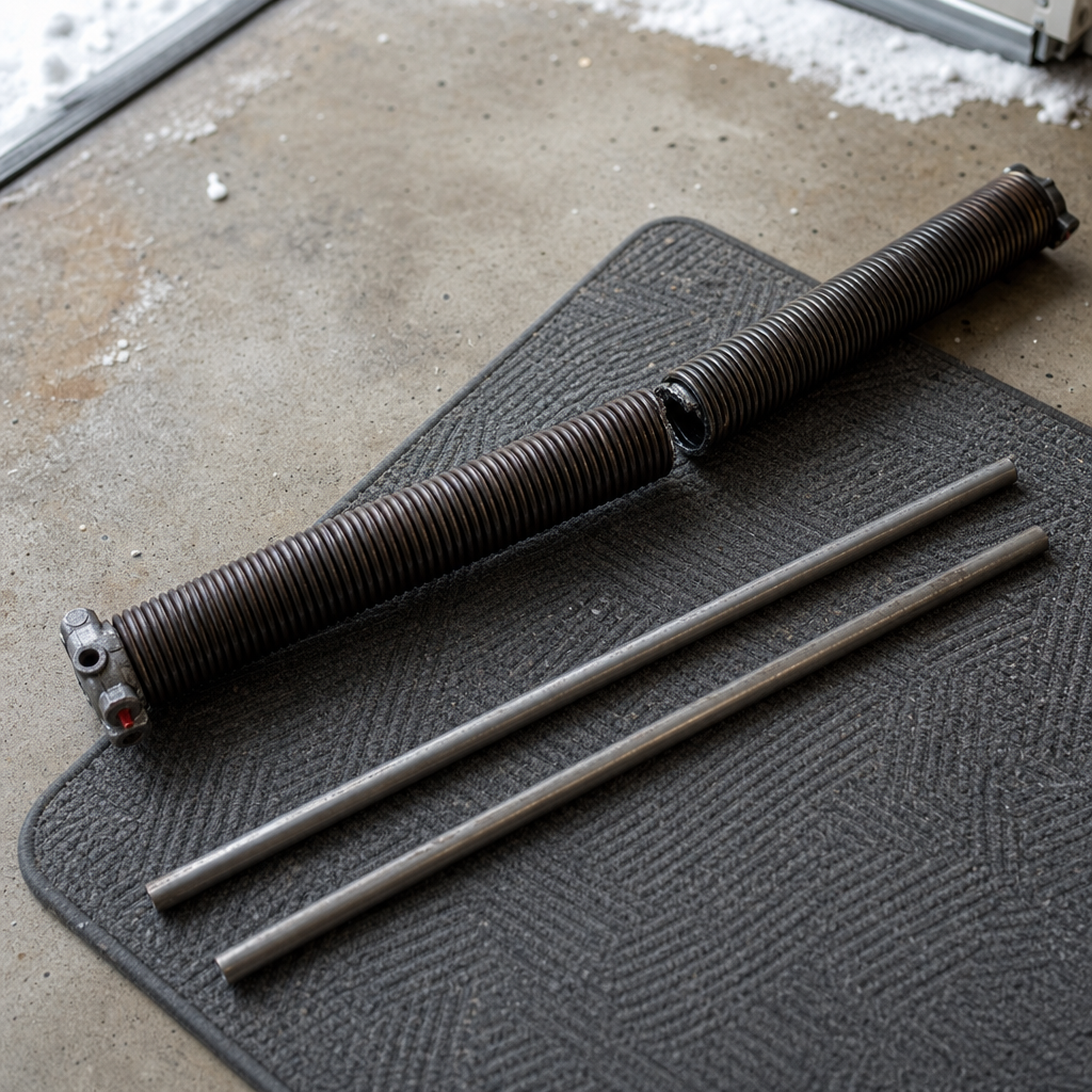 Illustration for garage door spring repair in Canton