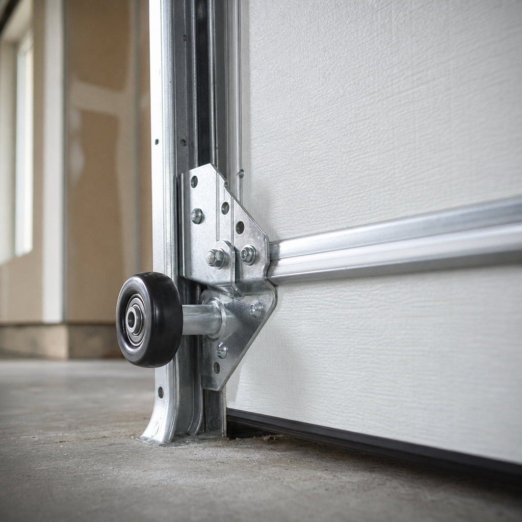 Illustration for garage door roller repair in Cleveland