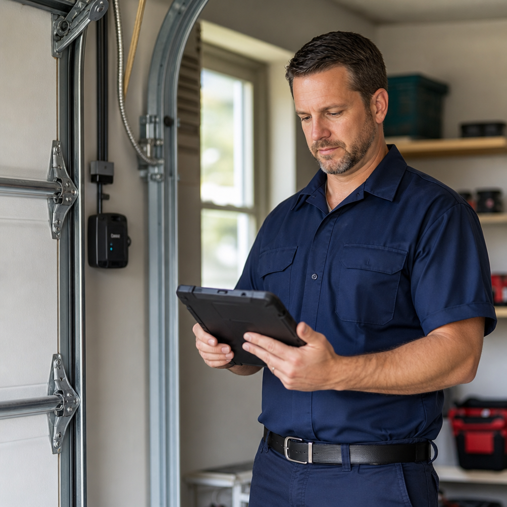 Illustration for emergency garage door repair in Adrian