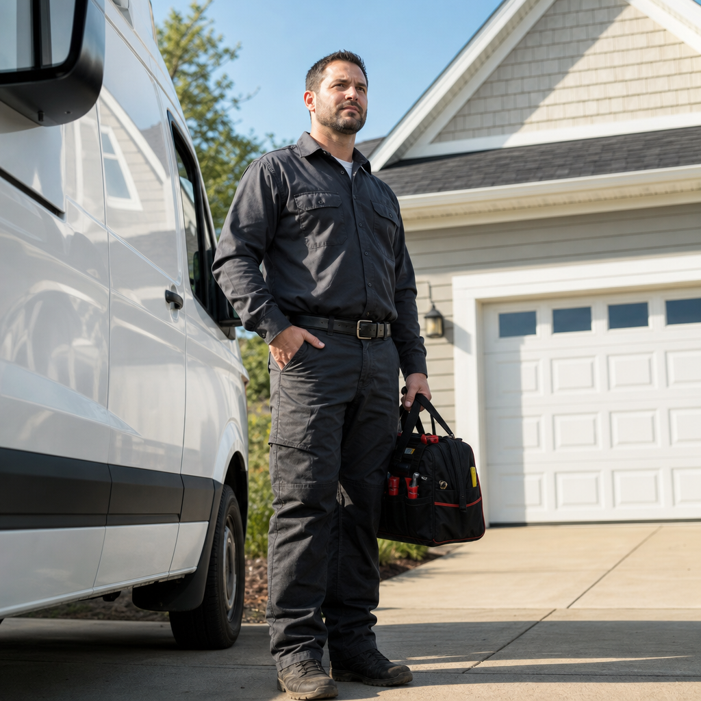 Illustration for garage door repair in Oregon
