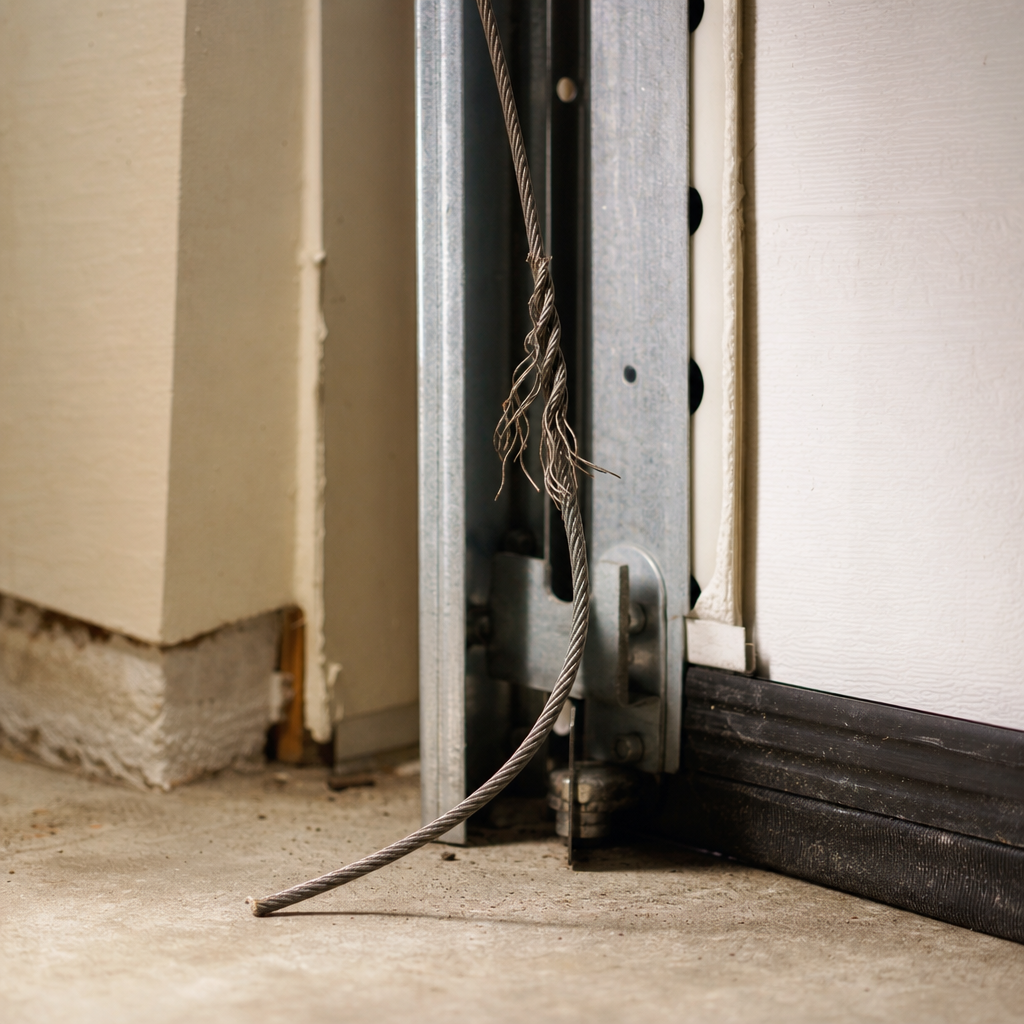 Illustration for garage door repair in Alexandria