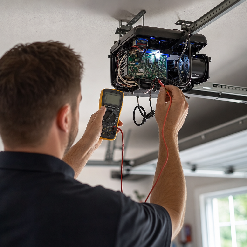 Illustration for garage door repair in Waterville