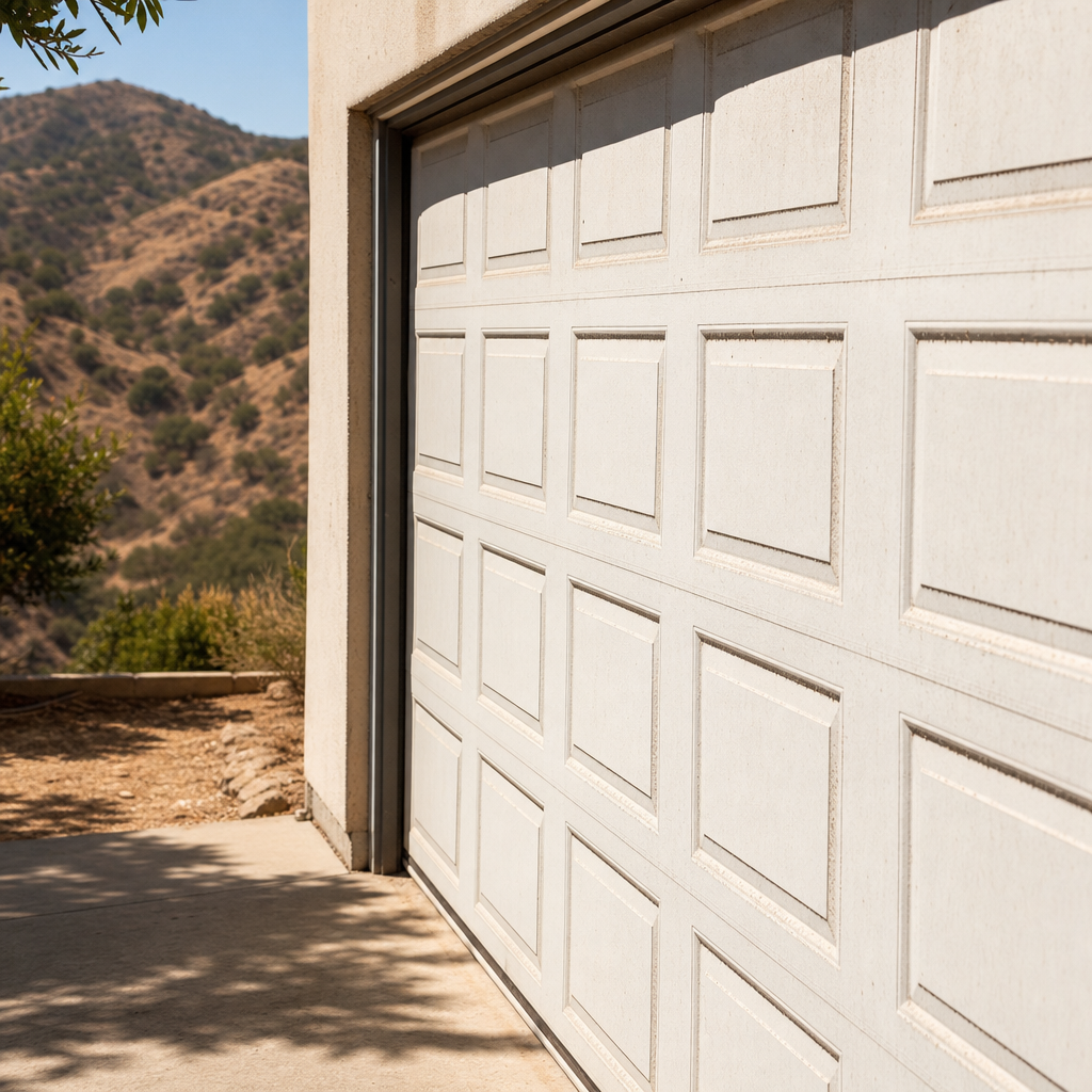 Illustration for garage door installation in Las Flores