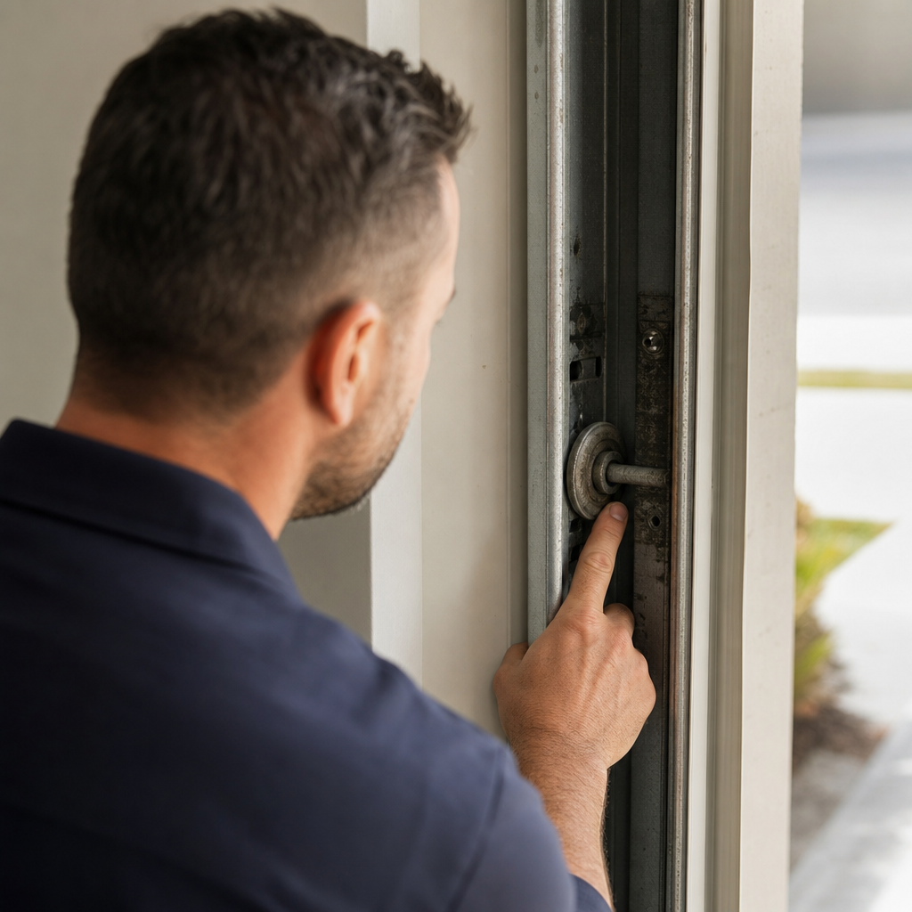 Illustration for garage door roller replacement in Culver City