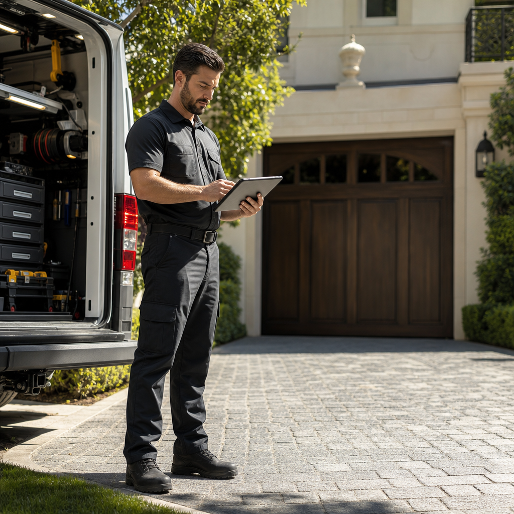 Illustration for garage door repair in Beverly Hills