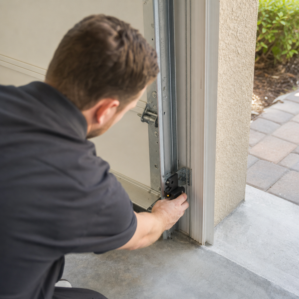 Illustration for how often to service garage door in florida