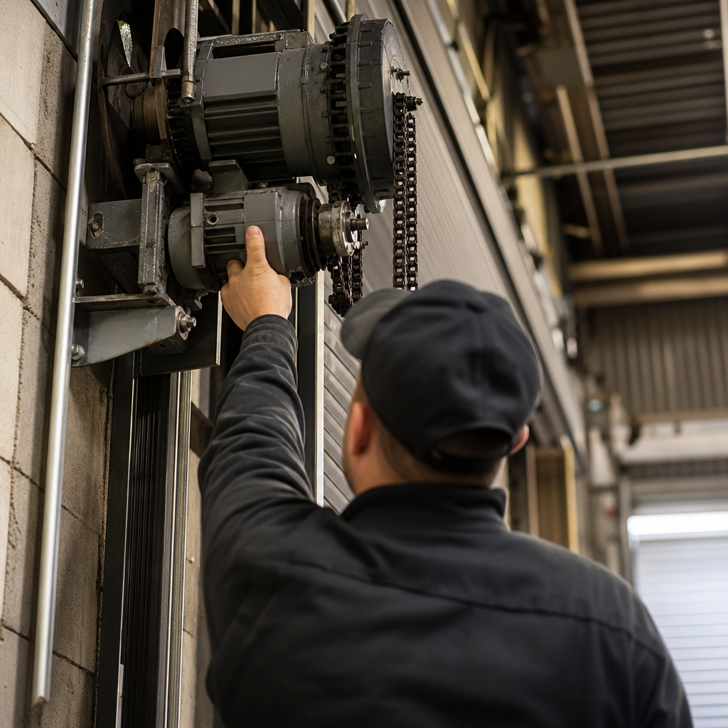 Illustration for commercial garage door services