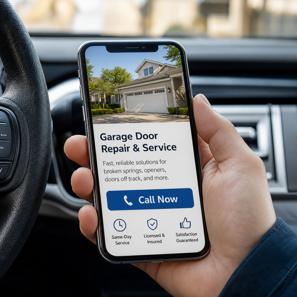Illustration for 24/7 garage door help in Fort Myers