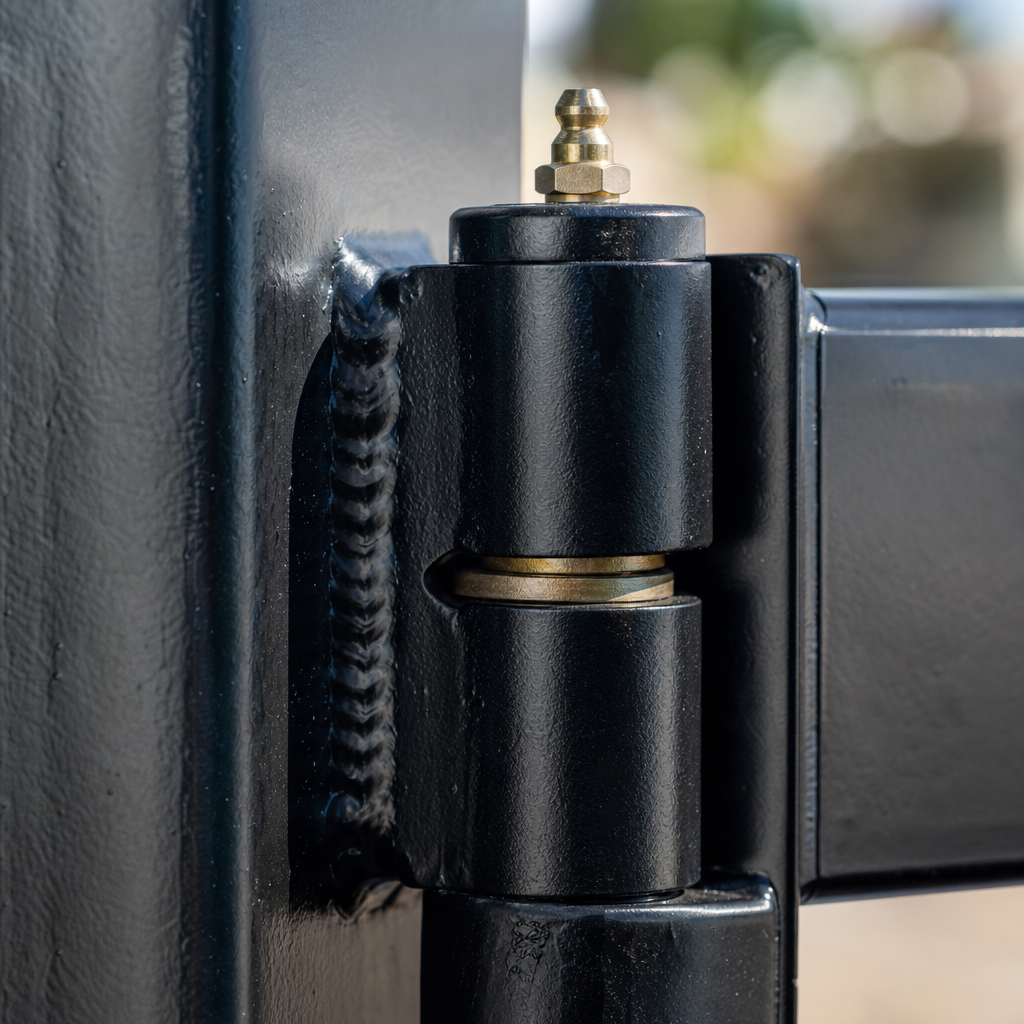 Illustration for gate hinge repair in Far North Dallas
