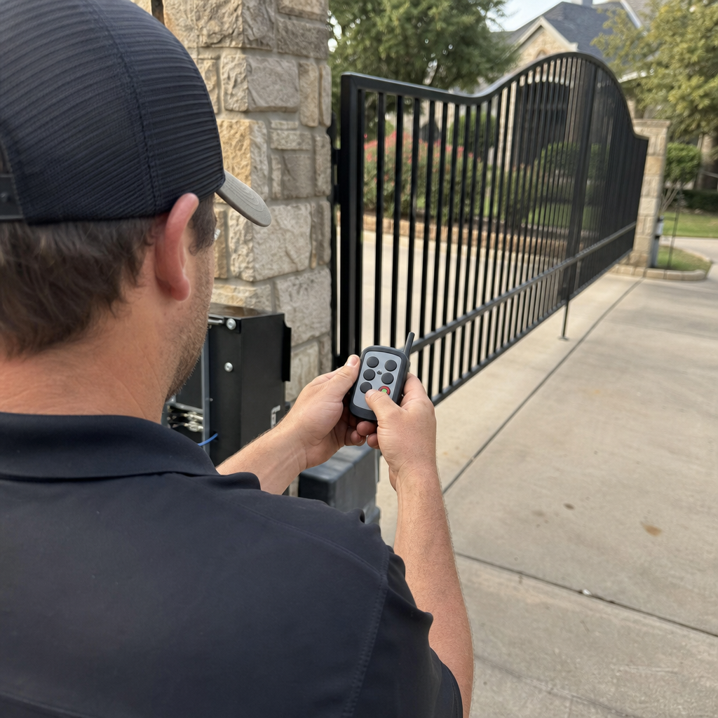 Illustration for automatic gate repair in Frisco